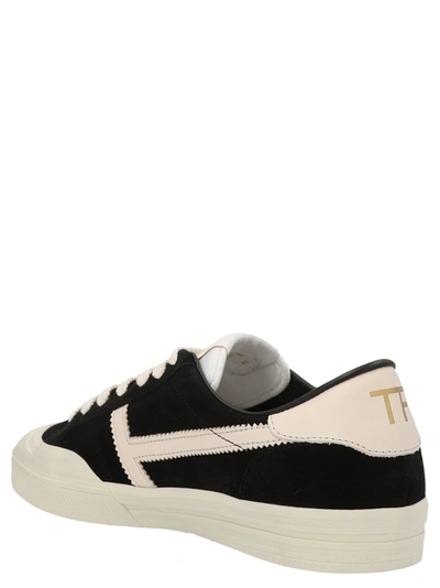Shop Tom Ford Jarvis Sneakers White/black