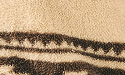 Shop Faherty Steven Paul Judd Reversible Recycled Polyester Fleece Jacket In Sand Dune Thunderbird