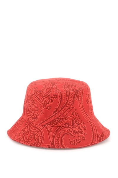 Shop Etro Paisley Bucket Hat Women In Red