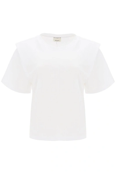 Shop Isabel Marant Zelitos Organic Cotton T-shirt Women In White