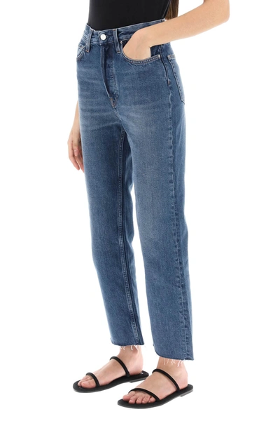 Shop Totême Toteme Classic Cut Jeans Women In Blue