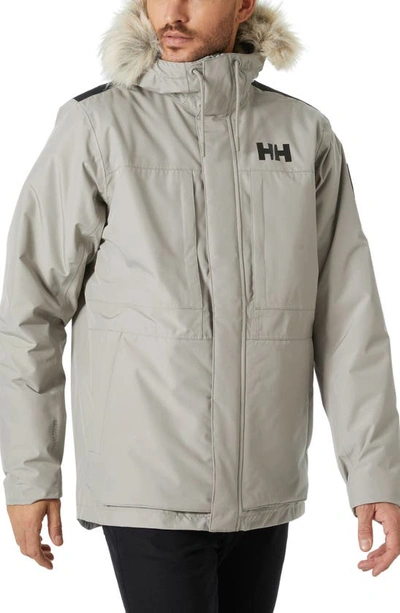 Shop Helly Hansen Coastal 3.0 Waterproof Primaloft® Parka In Terrazzo