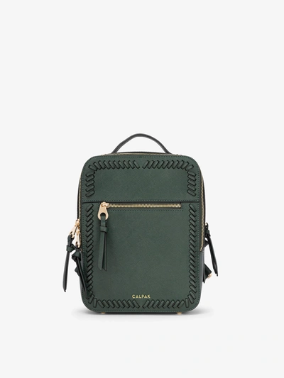 Shop Calpak Kaya Mini Backpack In Emerald