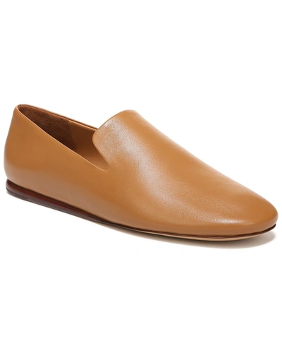 Shop Vince Demi Leather Slip-on In Brown