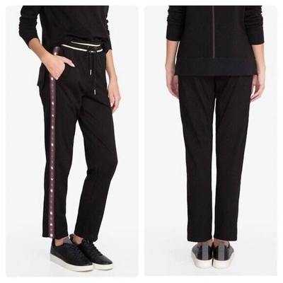 Johnny Was Ascot Straight Leg Pant In Black In Black