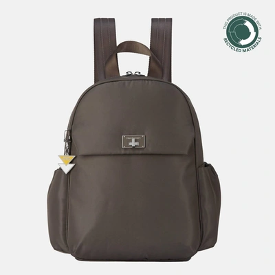 Shop Hedgren Balanced Rfid Backpack In Fumo Grey In Multi