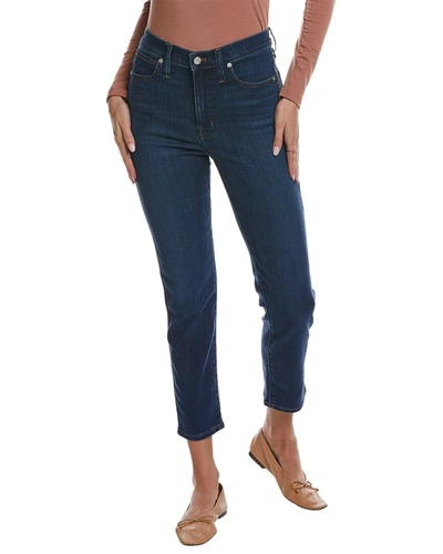 Shop Madewell Stovepipe Brentside Wash Jean In Blue