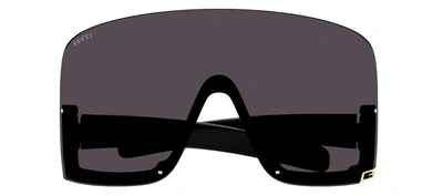 Shop Gucci Gg1631s 004 Mask Sunglasses In Grey