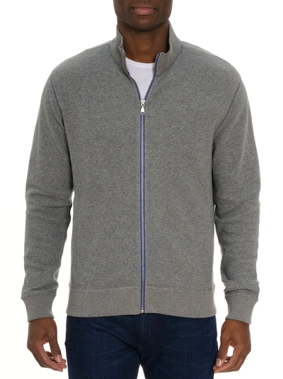 Shop Robert Graham Moser Long Sleeve Knit In Grey