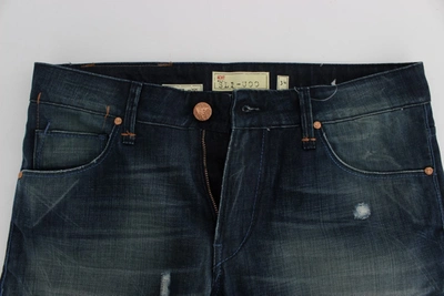 Acht Wash Cotton Regular Straight Fit Jeans In Blue