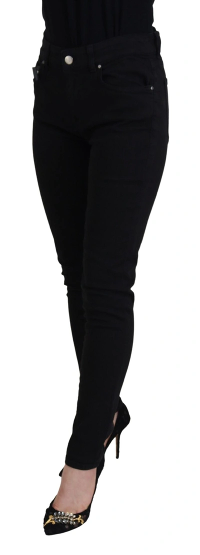 Shop Dolce & Gabbana Elegant Black Denim Women's Pants