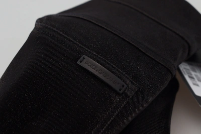 Shop Dolce & Gabbana Elegant Black Denim Pants - Tailored Women's Fit