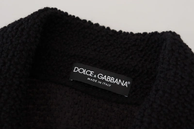 Shop Dolce & Gabbana Elegant Double Breasted Wool-silk Women's Jacket In Black