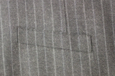 Dolce & Gabbana Gray Striped Wool Logo Vest Gilet Weste In Gray