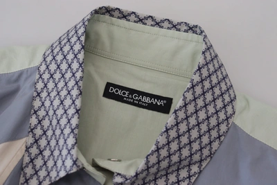 Shop Dolce & Gabbana Multicolor Slim Fit Casual Men's Shirt