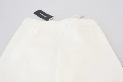 Shop Dolce & Gabbana Chic White Jogger Pants For Elevated Women's Comfort