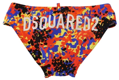 Shop Dsquared² Exclusive Multicolor Swim Men's Trunks