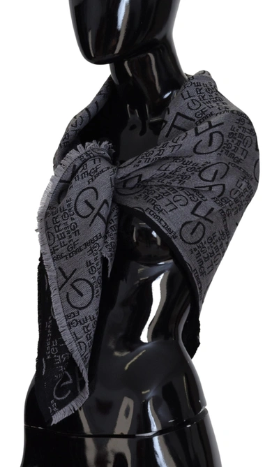 Shop Gianfranco Ferre Gf Ferre Elegance Unwrapped In A Wool Women's Scarf In Gray