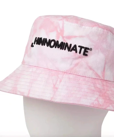 Shop Hinnominate Exquisite Pink Cotton Hat With Logo Women's Accent