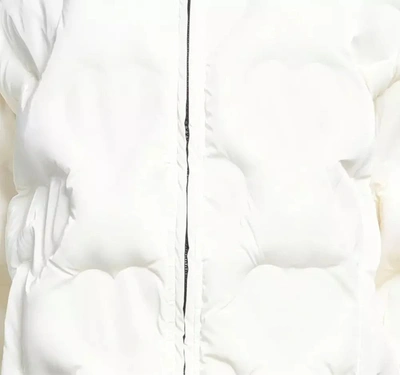 Shop Love Moschino Chic White Heart-adorned Designer Women's Jacket