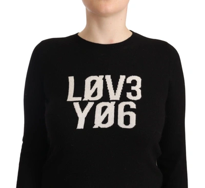 Shop Valentino Elegant Black Long Sleeve Pullover Women's Sweater