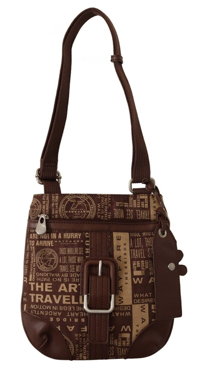 Shop Wayfarer Chic Brown Fabric Crossbody Women's Bag