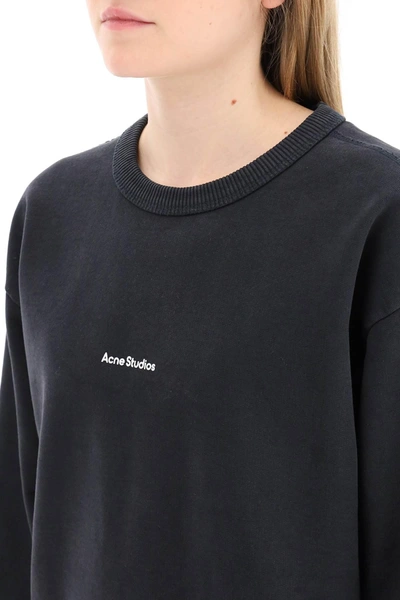 Shop Acne Studios Logo Print Sweatshirt