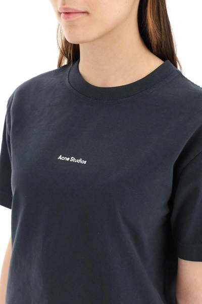 Shop Acne Studios Logo Print T Shirt