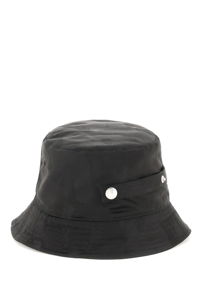 Shop Alexander Mcqueen Graffiti Bucket Hat In Black Technical