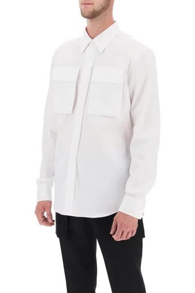 Shop Alexander Mcqueen Regular Shirt In Poplin