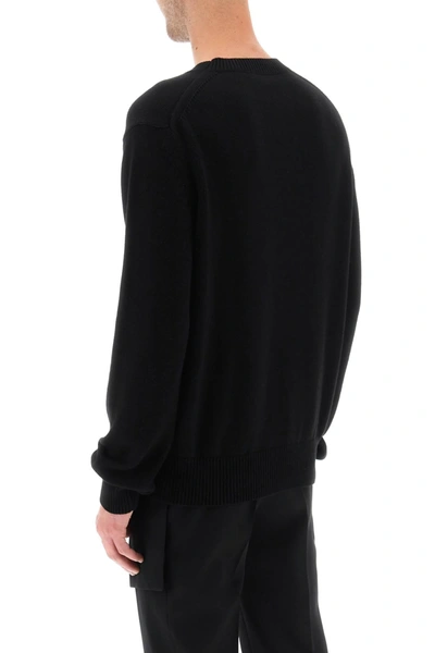 Shop Alexander Mcqueen Sweater With Logo Embroidery
