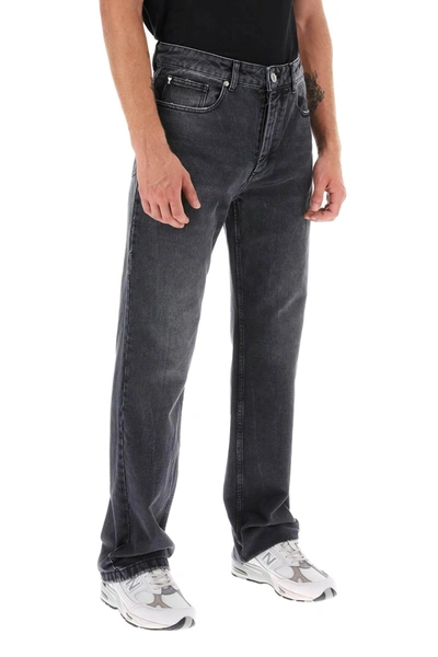 Shop Ami Alexandre Mattiussi Ami Alexandre Matiussi Loose Jeans With Straight Cut