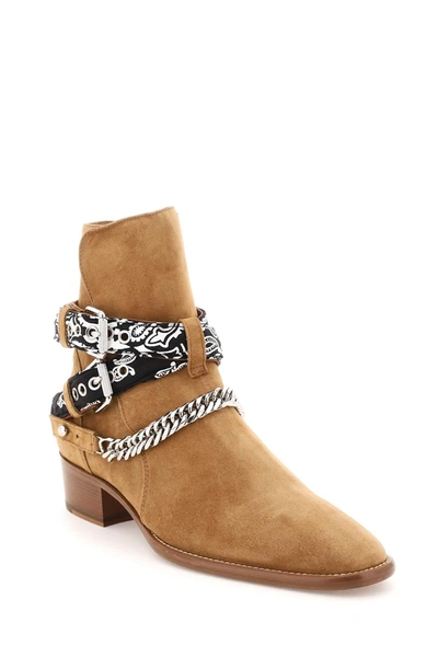 Shop Amiri Bandana Buckle Boots