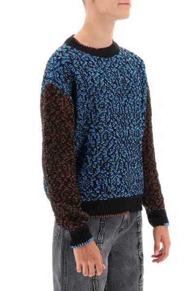 Shop Andersson Bell Multicolored Net Cotton Blend Sweater