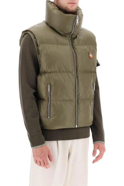 Shop Bally Padded Vest In Ripstop