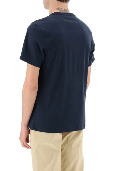 Shop Barbour Classic Chest Pocket T Shirt In Blue