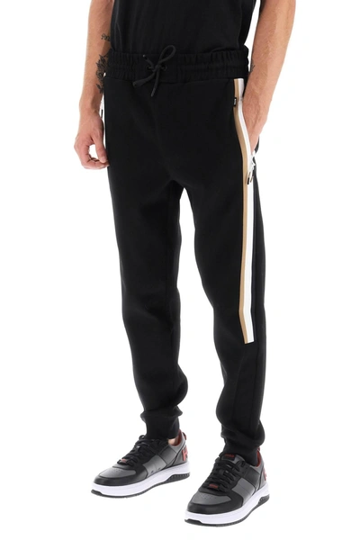 Shop Hugo Boss Boss Joggers With Two Tone Side Bands