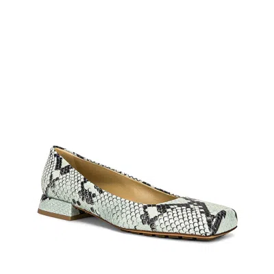 Bottega Veneta Tower Python-print Ballerina Shoes