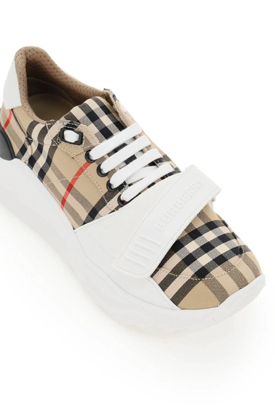 Shop Burberry New Regis Sneakers