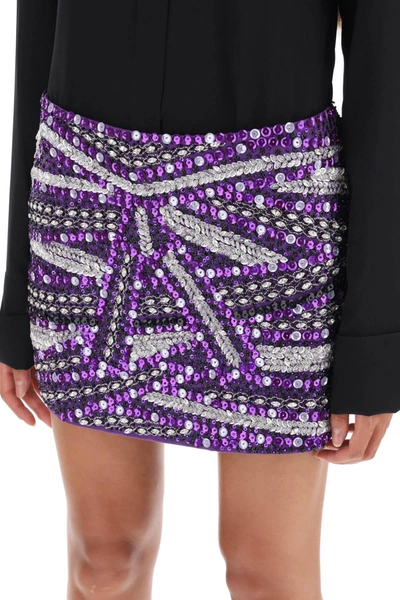 Shop Des Phemmes Miniskirt With Appliques