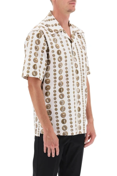 Shop Dolce & Gabbana Coin Print Short Sleeve Shirt