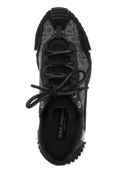 Shop Dolce & Gabbana Ns1 Coated Jacquard Sneakers