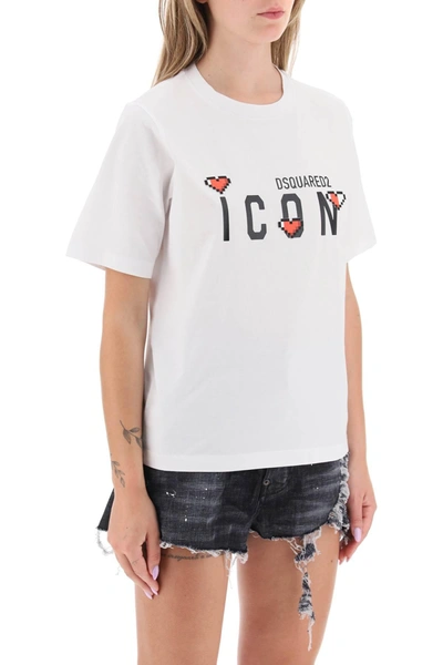 Shop Dsquared2 'icon Game Lover' T Shirt