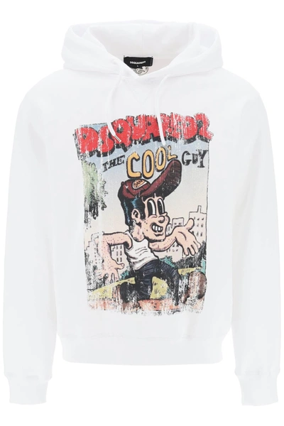 Shop Dsquared2 Hoodie With Graphic Print