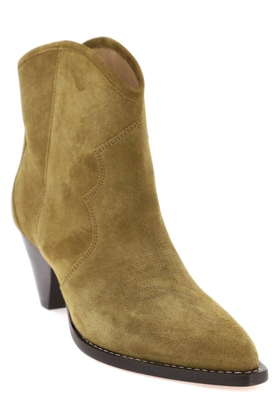 Shop Isabel Marant 'darizo' Suede Ankle Boots