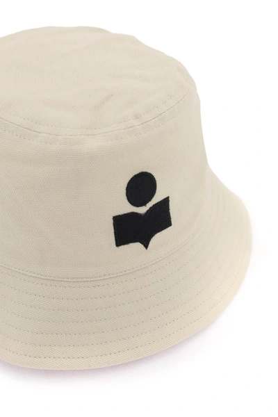 Shop Isabel Marant Embroidered Logo Bucket Hat