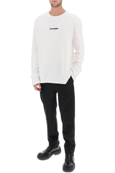 Shop Jil Sander Long Sleeve T Shirt
