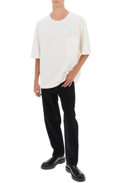 Shop Lemaire Oversized T Shirt With Patch Pocket