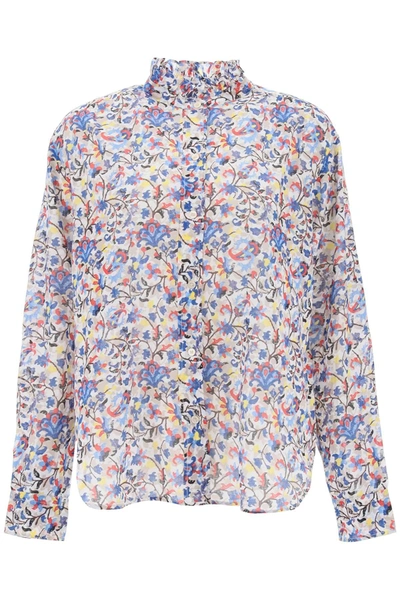 Shop Marant Etoile Isabel  Organic Cotton 'gamble' Shirt