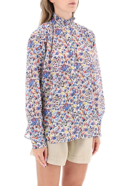 Shop Marant Etoile Isabel  Organic Cotton 'gamble' Shirt